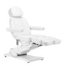 Fotel kosmetyczny do pedicure elektryczny Sillon Classic 3 silniki z kołyską biały